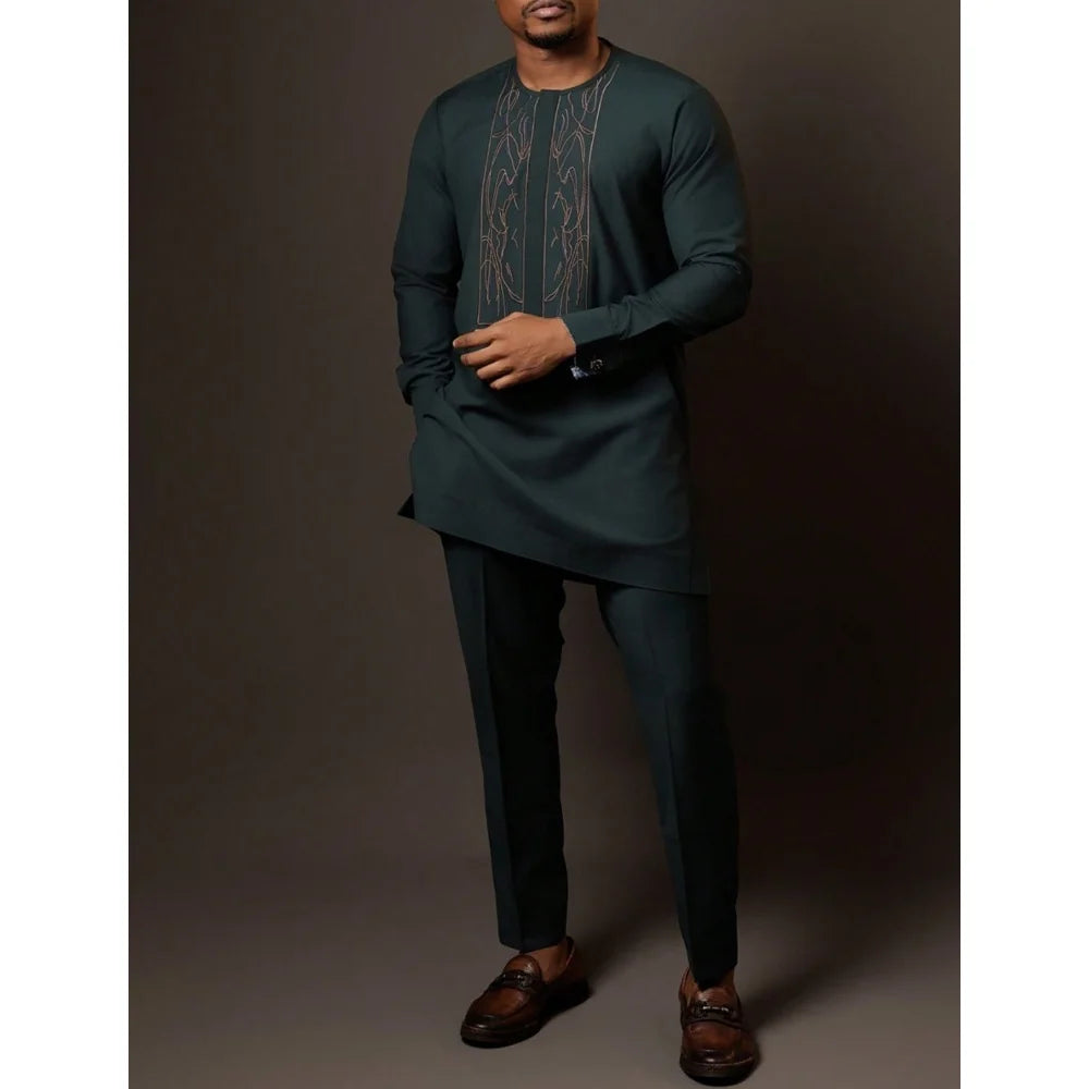 Ensemble Traditionnel Africain Homme Kaunda – CLEVI Paris