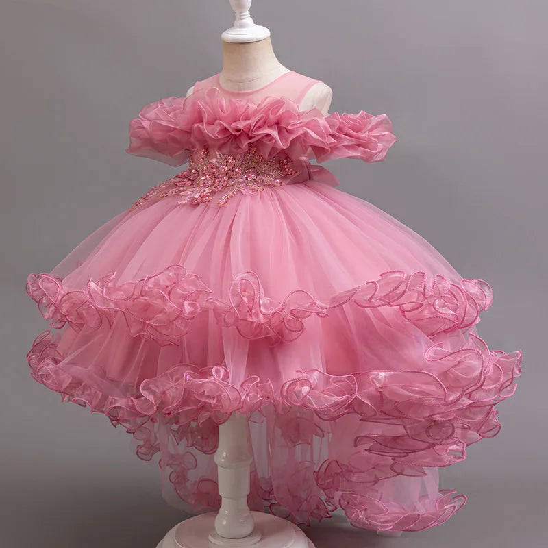 Robe princesse fille à paillettes – CLEVI Paris
