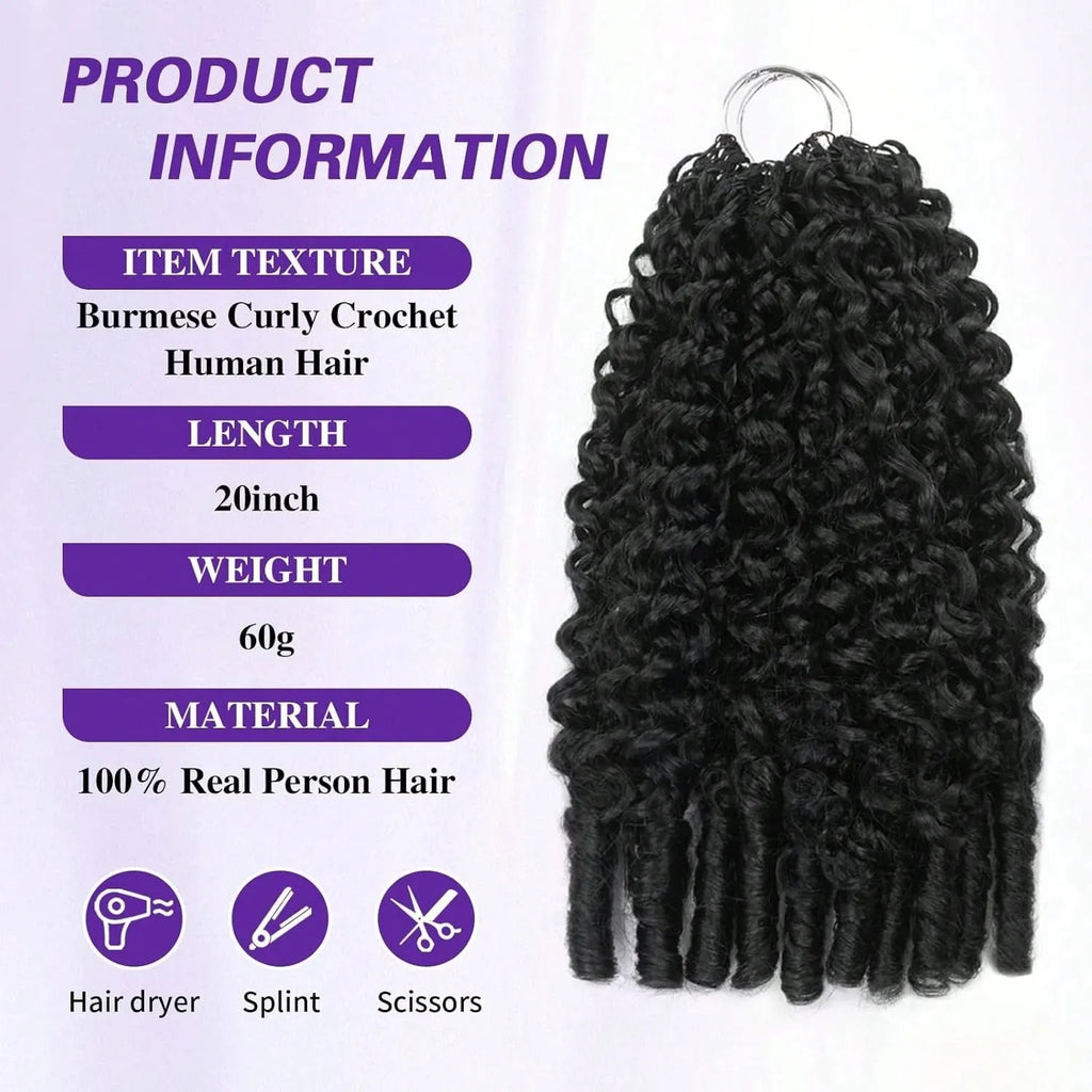 Extensions Cheveux Crochet Bouclées Remy Hair – CLEVI Paris
