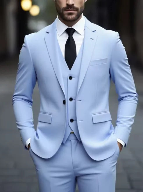 Costume homme 3 pièces, blazer et gilet – CLEVI Paris
