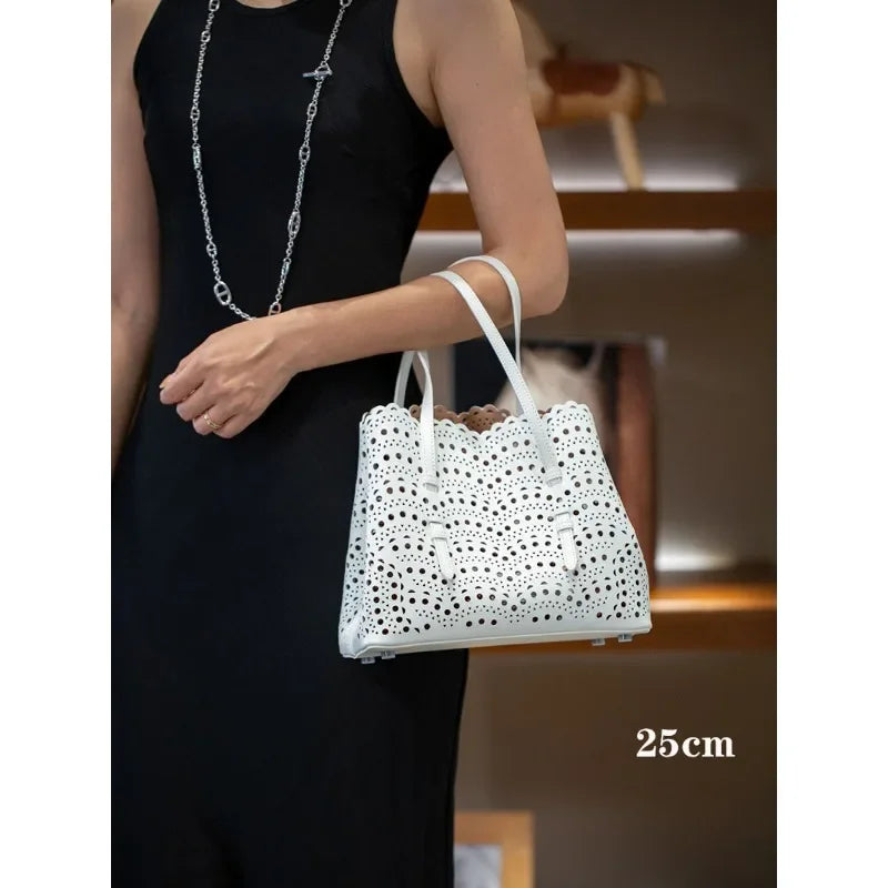 Sac seau femme ajouré, trois formats – CLEVI Paris