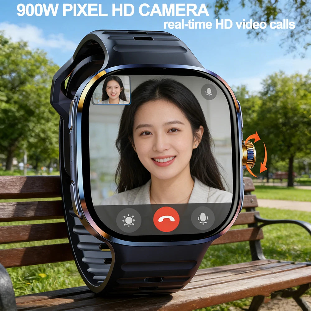 Montre Connectée 4G Android 5 Jours Caméra 13MP – CLEVI Paris