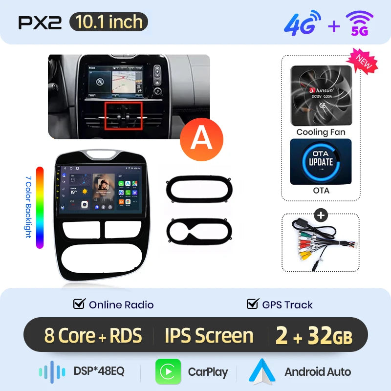 Autoradio AWESAFE Clio 4 CarPlay 2012–2019 – CLEVI Paris