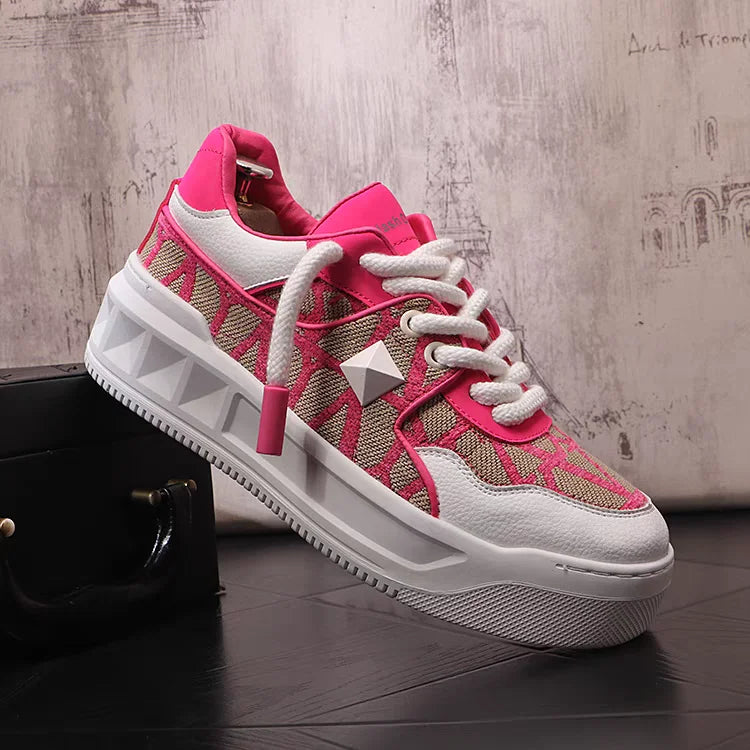Sneakers basses unisexes en toile – CLEVI Paris
