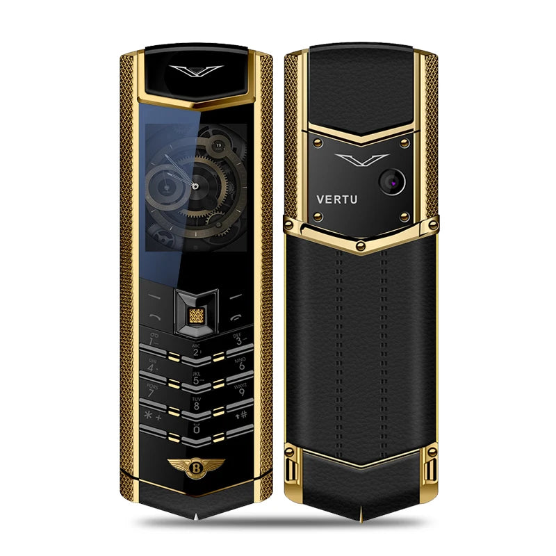 PHONEMAX V9 Téléphone à Touches Métal Luxe 2G Double SIM Bluetooth MP3 FM Clavier Invisible – CLEVI Paris