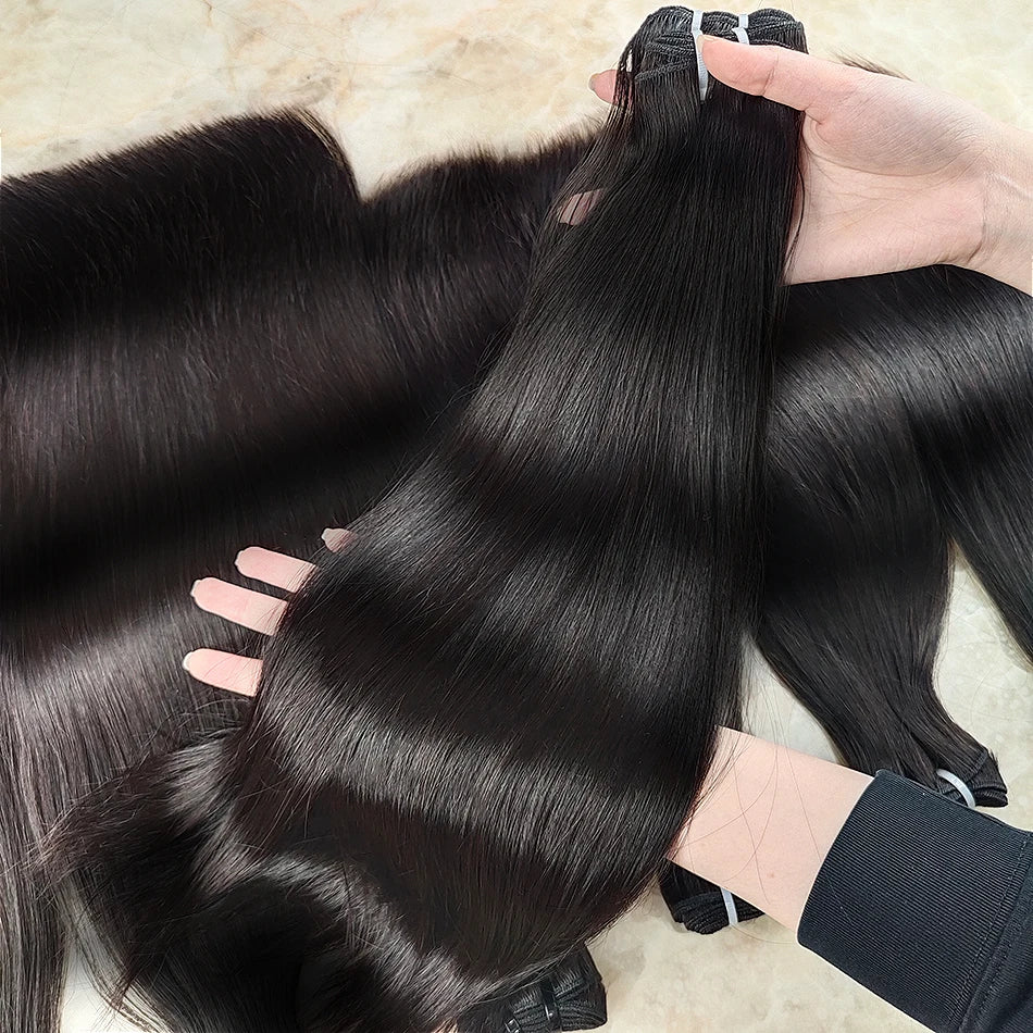 Mèches Cheveux Humains Virgin Hair 16A – CLEVI Paris
