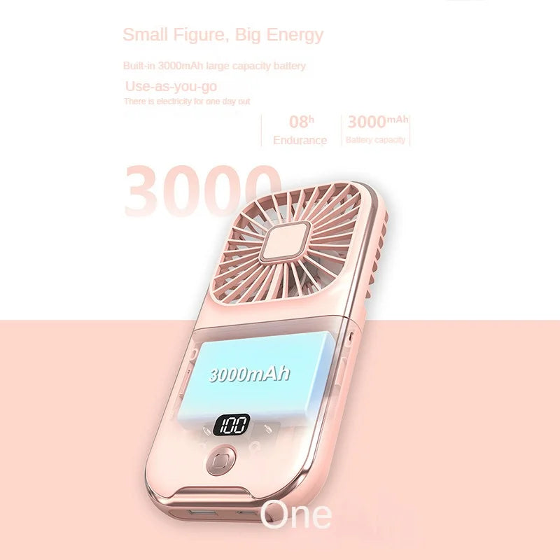 Ventilateur de cou F30 PRO rechargeable 3000 mAh – CLEVI Paris