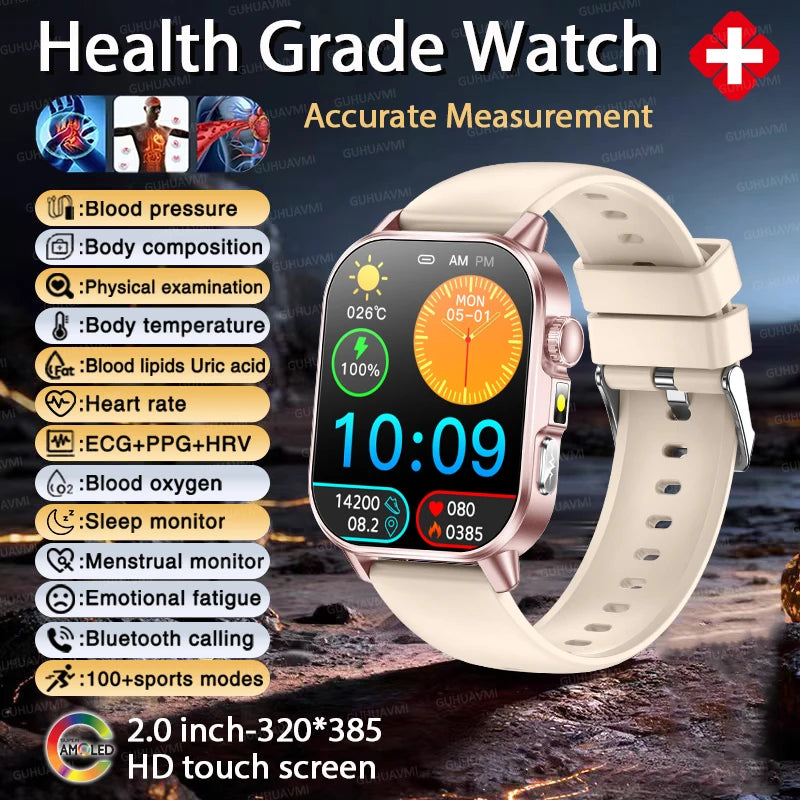 Montre TAVYU ET571 AMOLED 2″ Bluetooth – CLEVI Paris