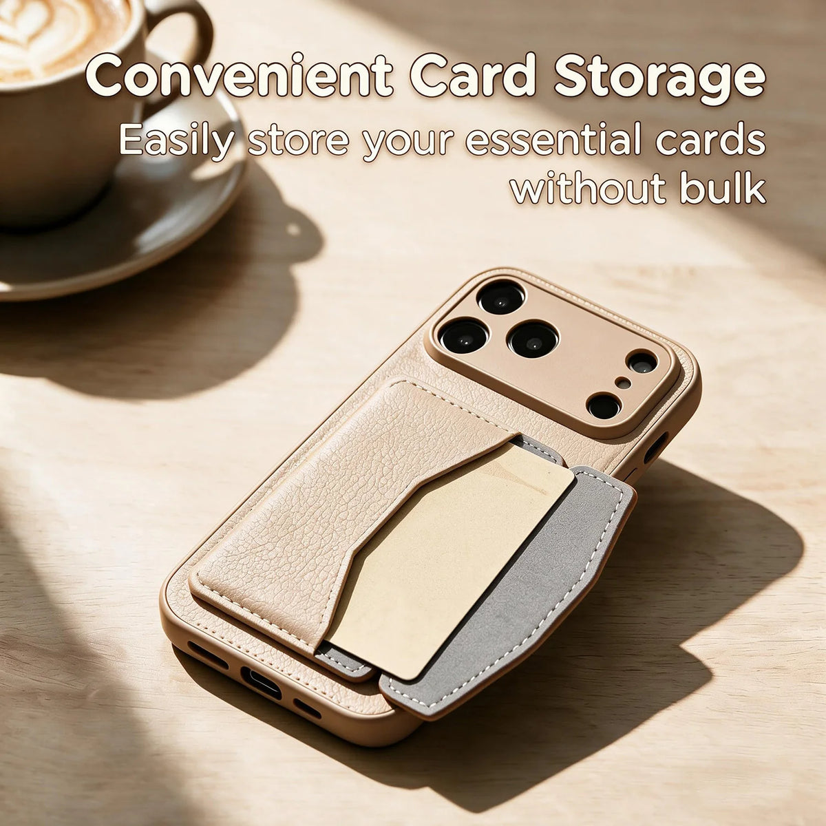 Coque porte-cartes iPhone 18 Pro et Pro Max – CLEVI Paris