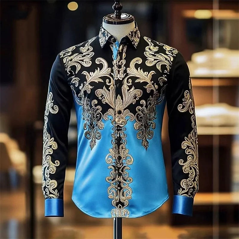 Chemise Homme Rétro Soie & Fibre de Bambou – CLEVI Paris