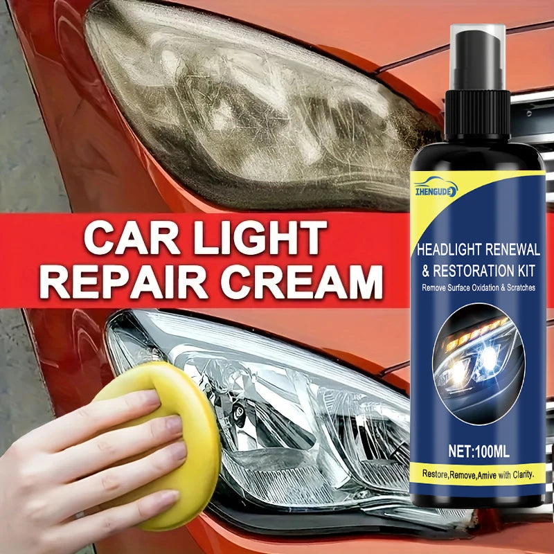 Spray d’entretien pour phares auto 100 ml – CLEVI Paris