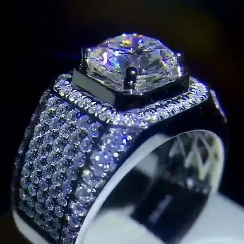Bague en argent 925 et zirconium – CLEVI Paris