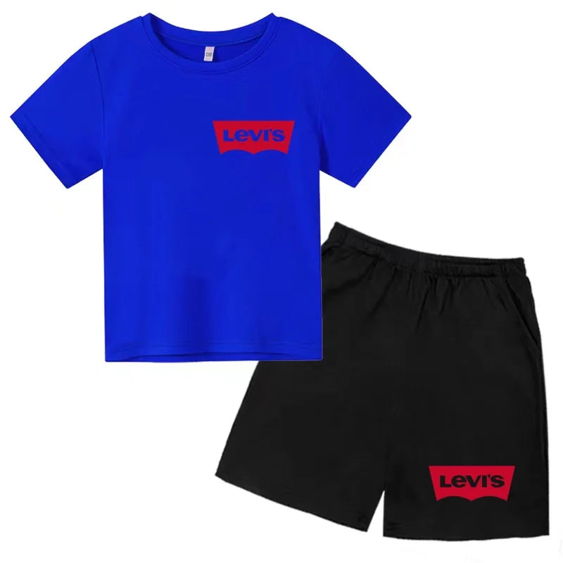 Ensemble enfant t-shirt et short imprimé – CLEVI Paris