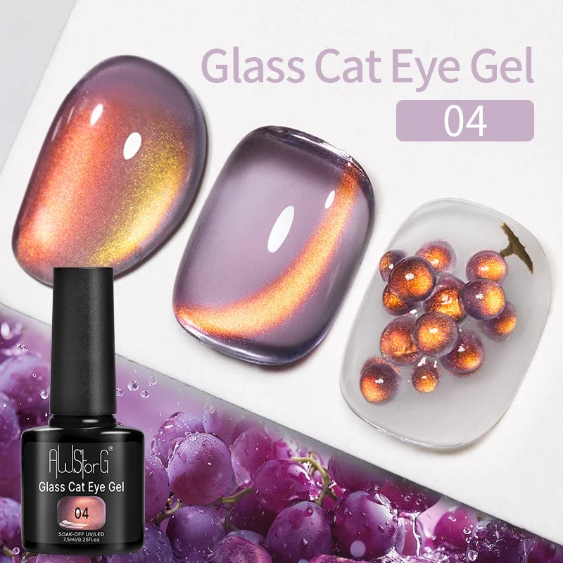 Vernis Gel UV Cat Eye AWStorG 7,5ml Semi-Permanent – CLEVI Paris