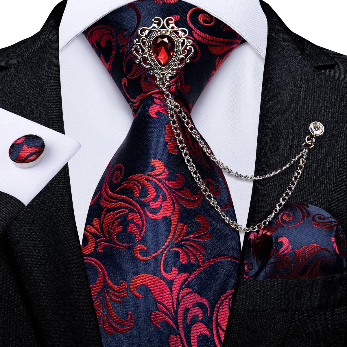 Coffret cravate homme, pochette et accessoires – CLEVI Paris