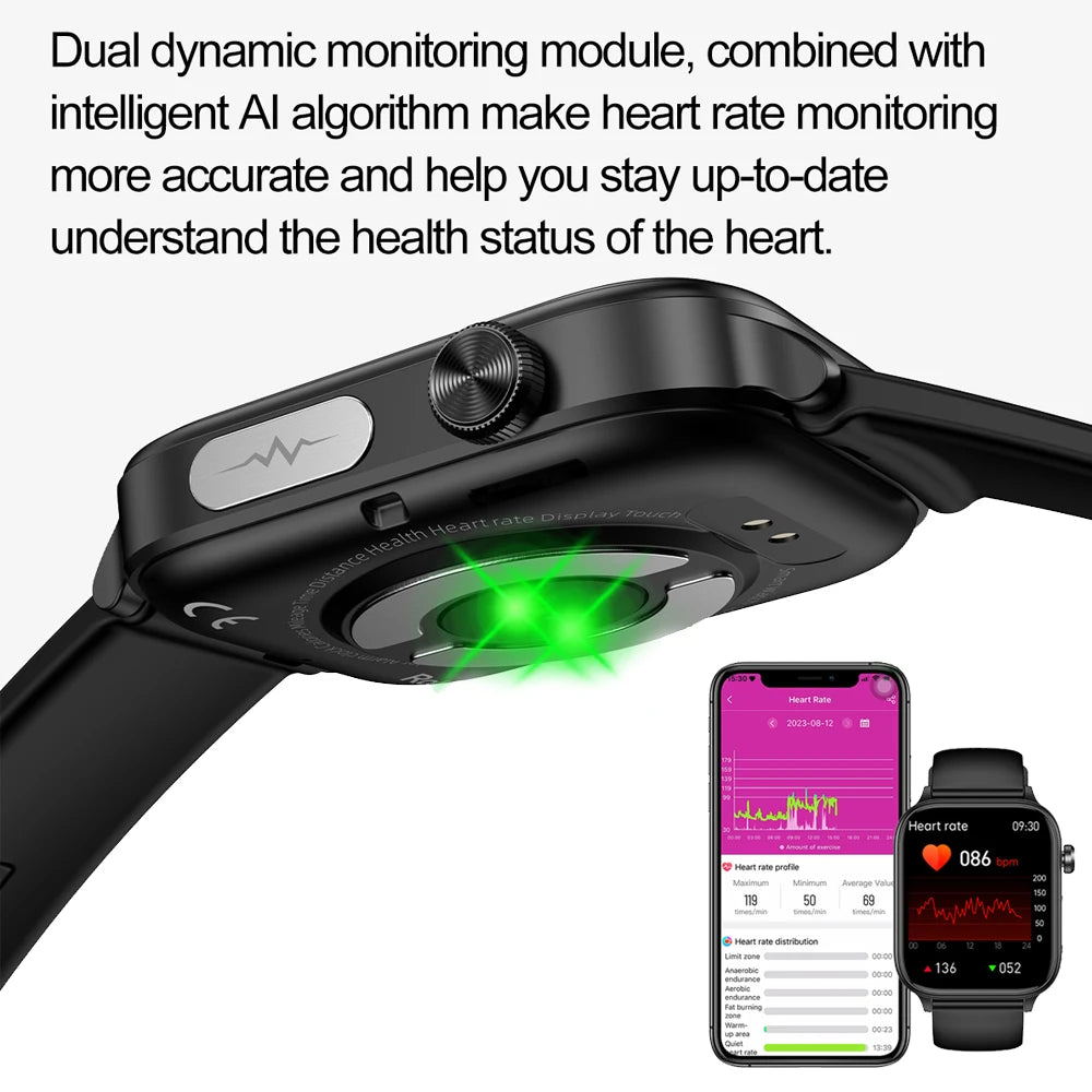 Montre ChiBear ET570 à appels Bluetooth – CLEVI Paris