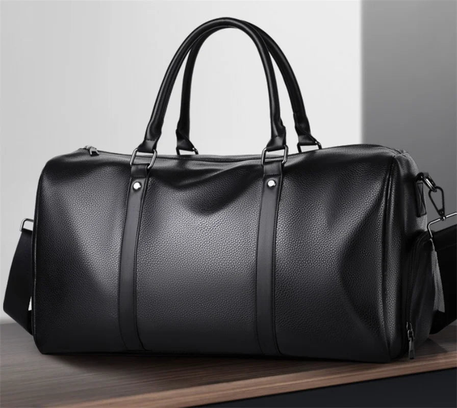 Sac de voyage HOMEFISH 6020 noir en PU – CLEVI Paris