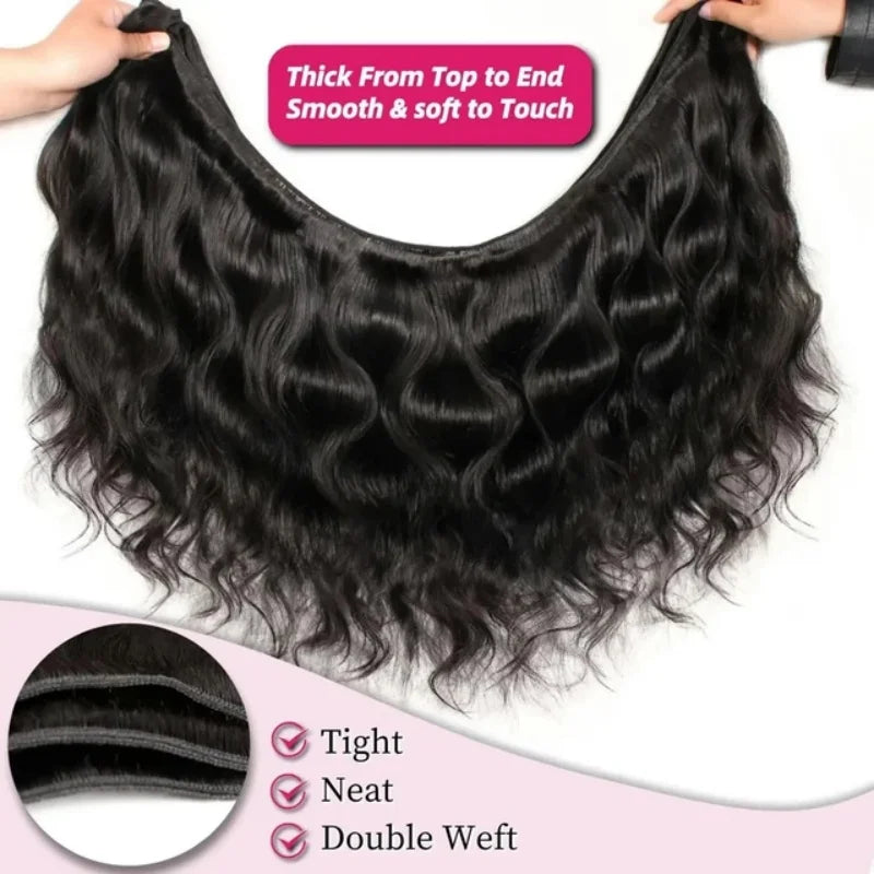 Extensions Body Wave Cheveux Naturels Brésiliens – CLEVI Paris