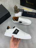 Sneakers Homme Cuir Véritable Brodées Casual Gentleman EU 38-44 – CLEVI Paris