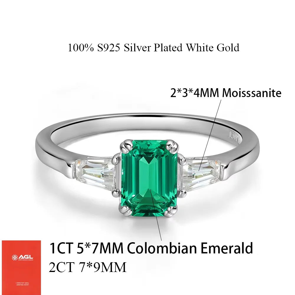 Bague femme en argent 925, pierre de laboratoire – CLEVI Paris