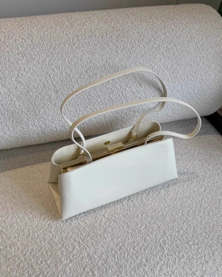 Sac Aisselle PU Souple Femme Retro 28x12cm Bandoulière 50cm 4 Coloris – CLEVI Paris