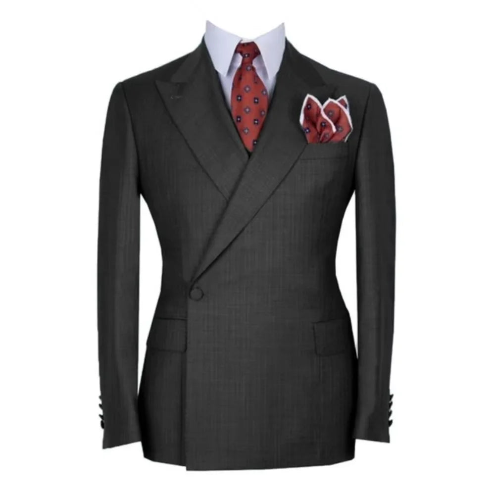 Costume homme 2 pièces à revers pointus – CLEVI Paris