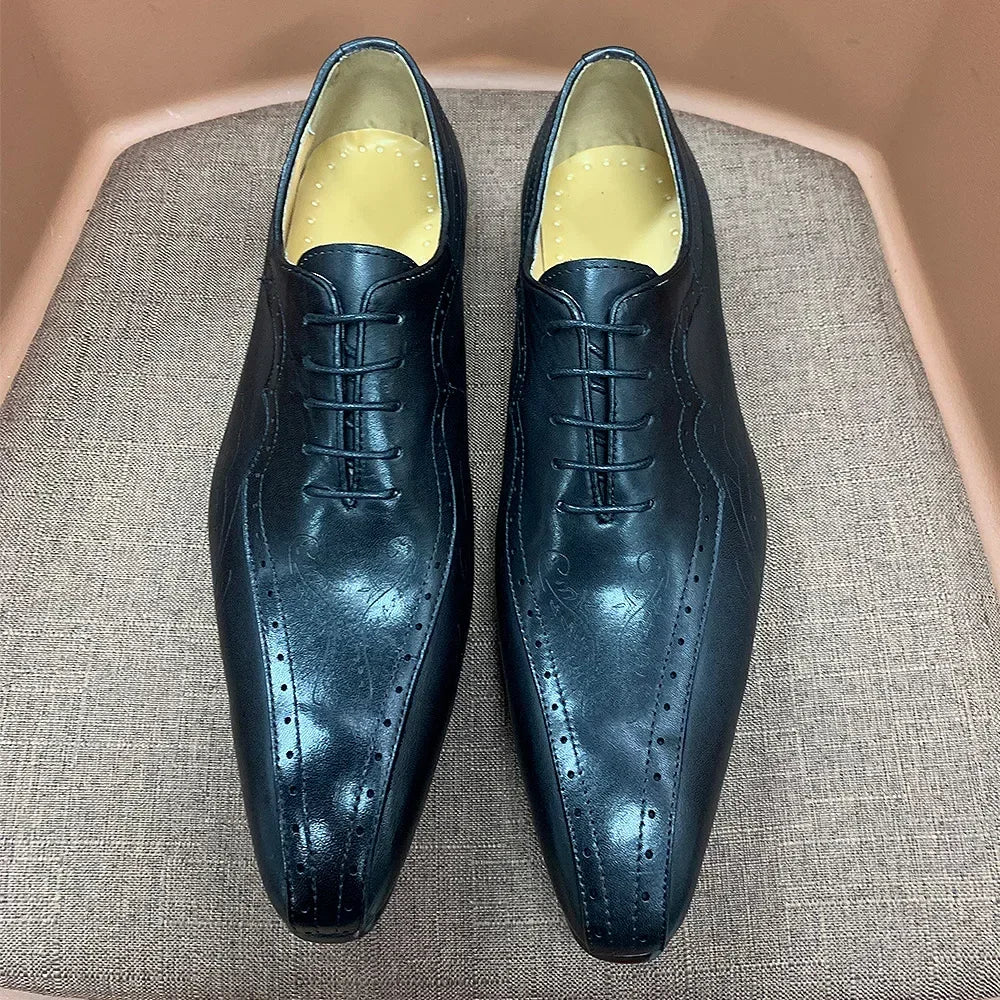 Chaussures Oxford homme en cuir de vache – CLEVI Paris