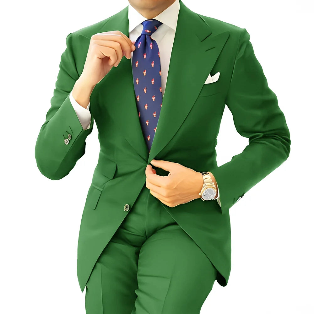 Costume homme formel, coupe droite – CLEVI Paris