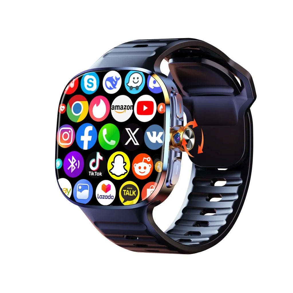 Montre Connectée 4G Android 10 Caméra 180° – CLEVI Paris