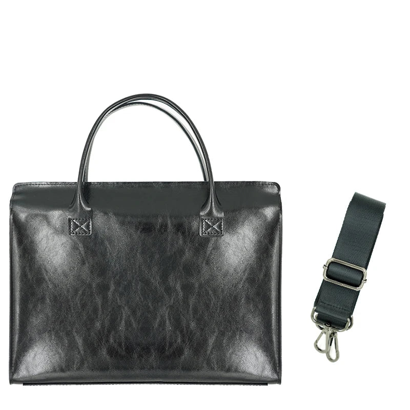 Sacoche Laptop Femme Cuir PU 13"/14"/15,6" MacBook & PC – CLEVI Paris