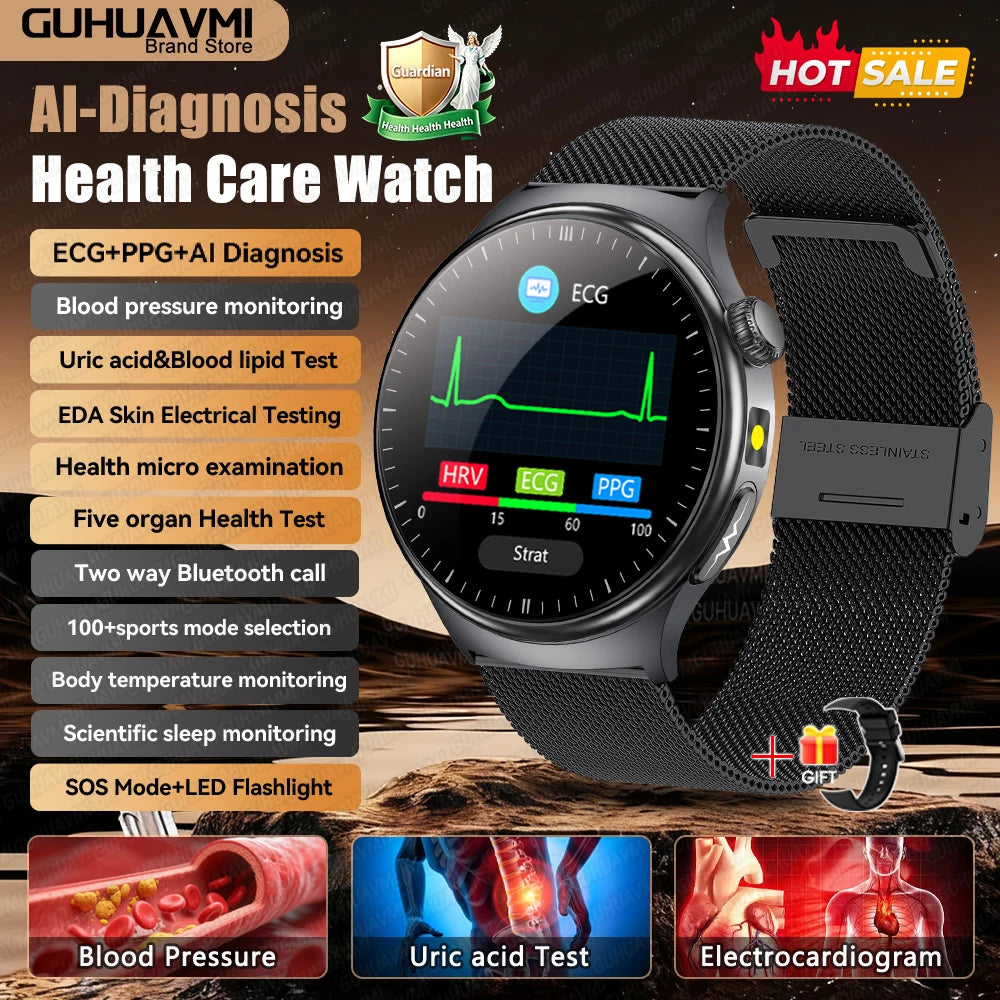 Montre GUHUAVMI ET475 AMOLED Bluetooth – CLEVI Paris