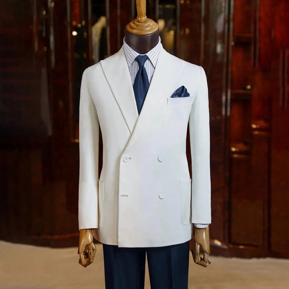 Costume homme 2 pièces double boutonnage – CLEVI Paris