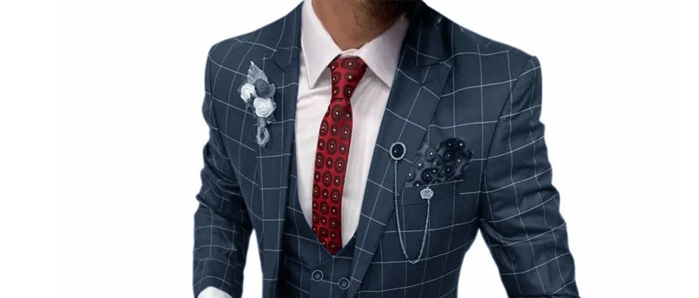 Costume homme 3 pièces, coupe droite – CLEVI Paris