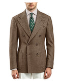 Blazer homme pied-de-poule à double boutonnage – CLEVI Paris