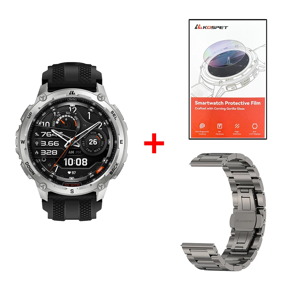 Montre KOSPET TANK T4 GPS cartes hors ligne – CLEVI Paris