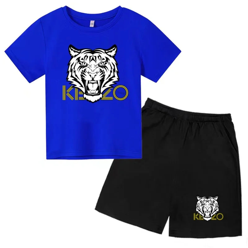 Ensemble enfant T-shirt imprimé et short – CLEVI Paris