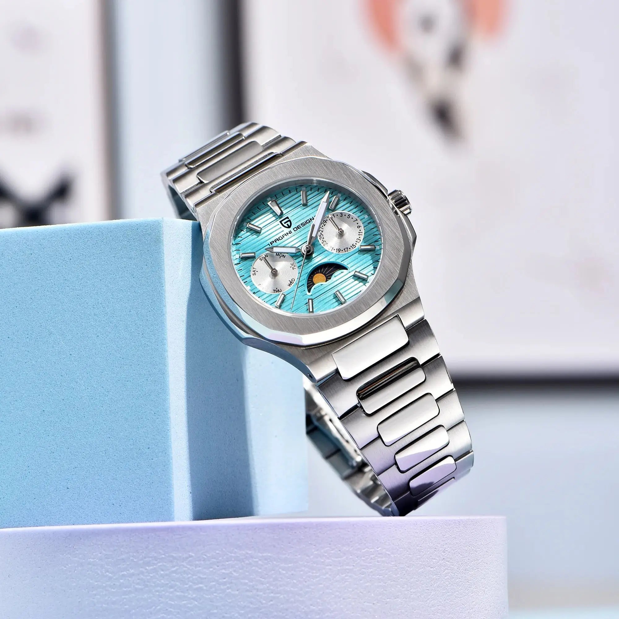 Montre Femme Pagani Design PD-1786 Quartz Phase de Lune Saphir 100m – CLEVI Paris