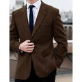 Blazer homme en polyester à simple boutonnage – CLEVI Paris