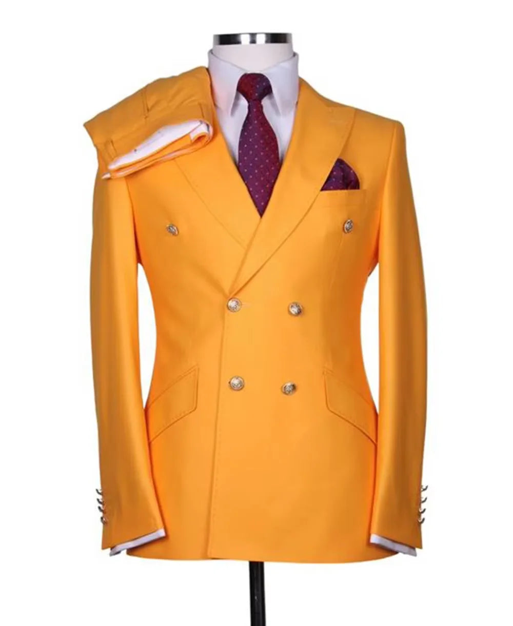 Costume croisé 2 pièces homme – CLEVI Paris