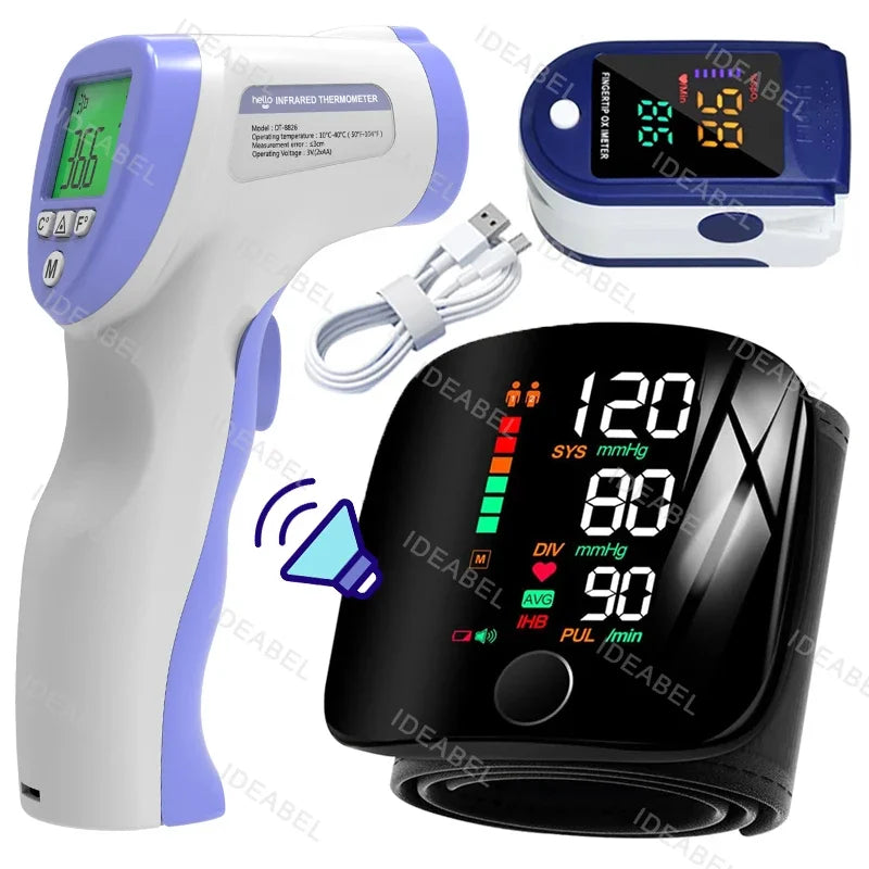 Tensiomètre Poignet LCD Vocal Rechargeable – CLEVI Paris