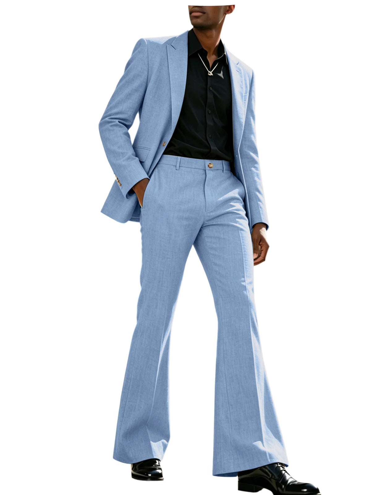 Costume Homme Lin Évasé 2 Pièces – CLEVI Paris