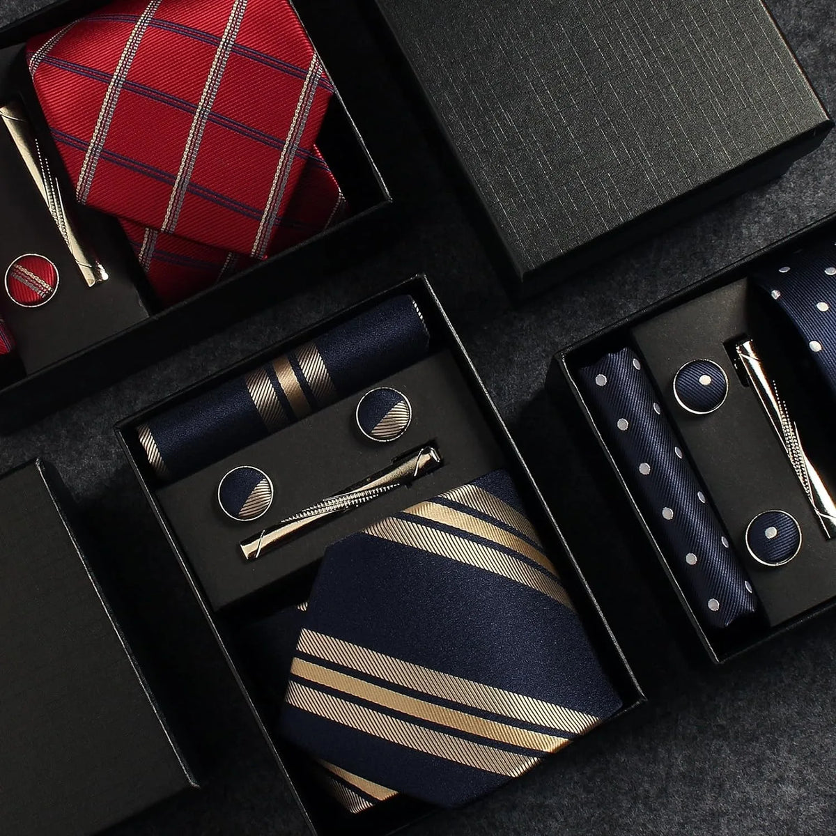 Coffret cravate homme en soie – CLEVI Paris