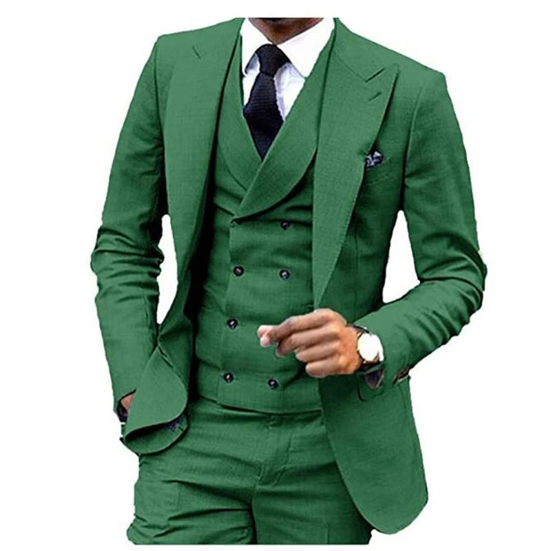 Costume homme 3 pièces, veste, gilet et pantalon – CLEVI Paris