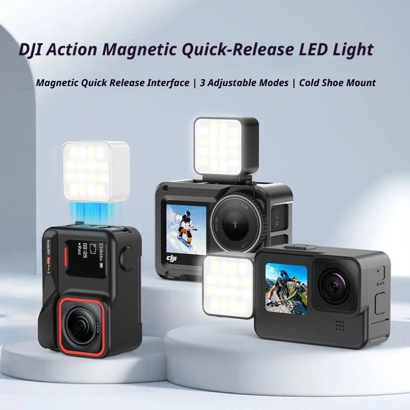 Lampe LED magnétique DJI et Insta360 – CLEVI Paris