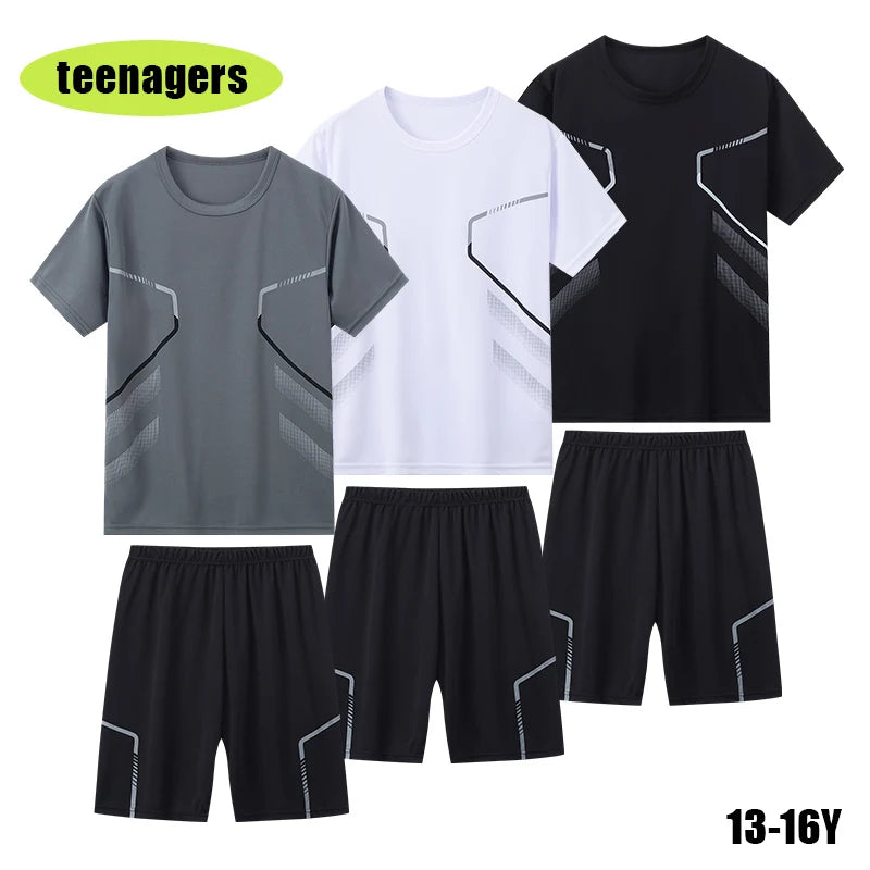 Ensemble ado T-shirt imprimé et short – CLEVI Paris