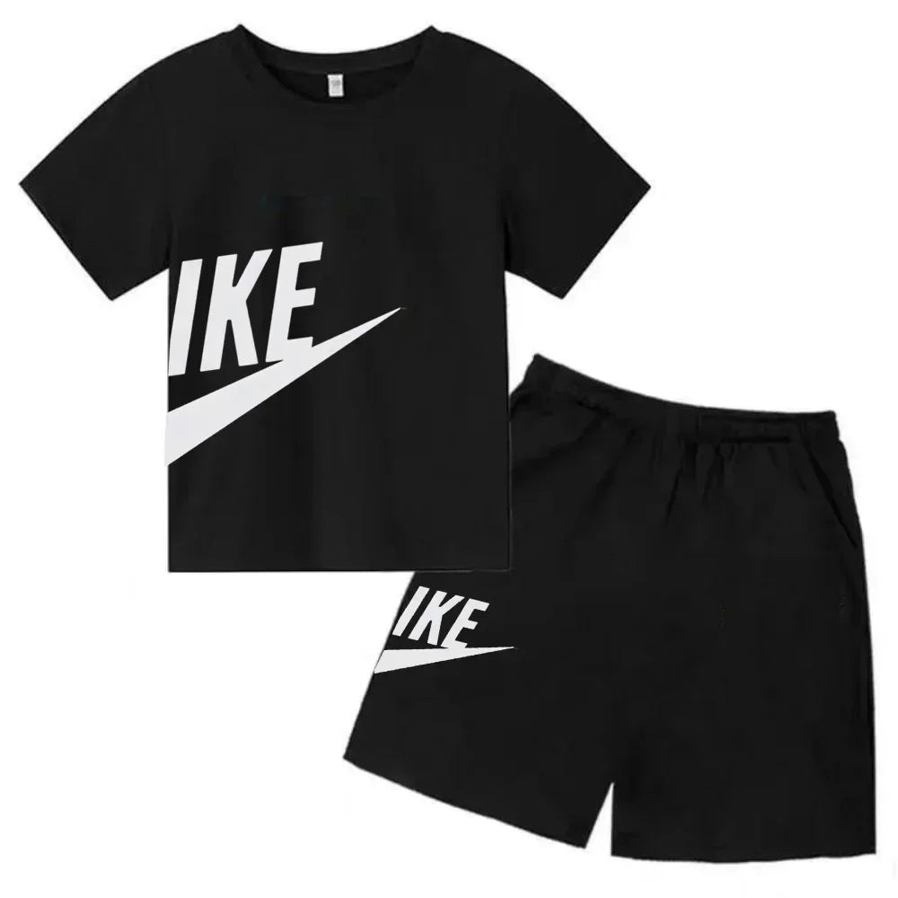 Ensemble enfant T-shirt et short en coton – CLEVI Paris