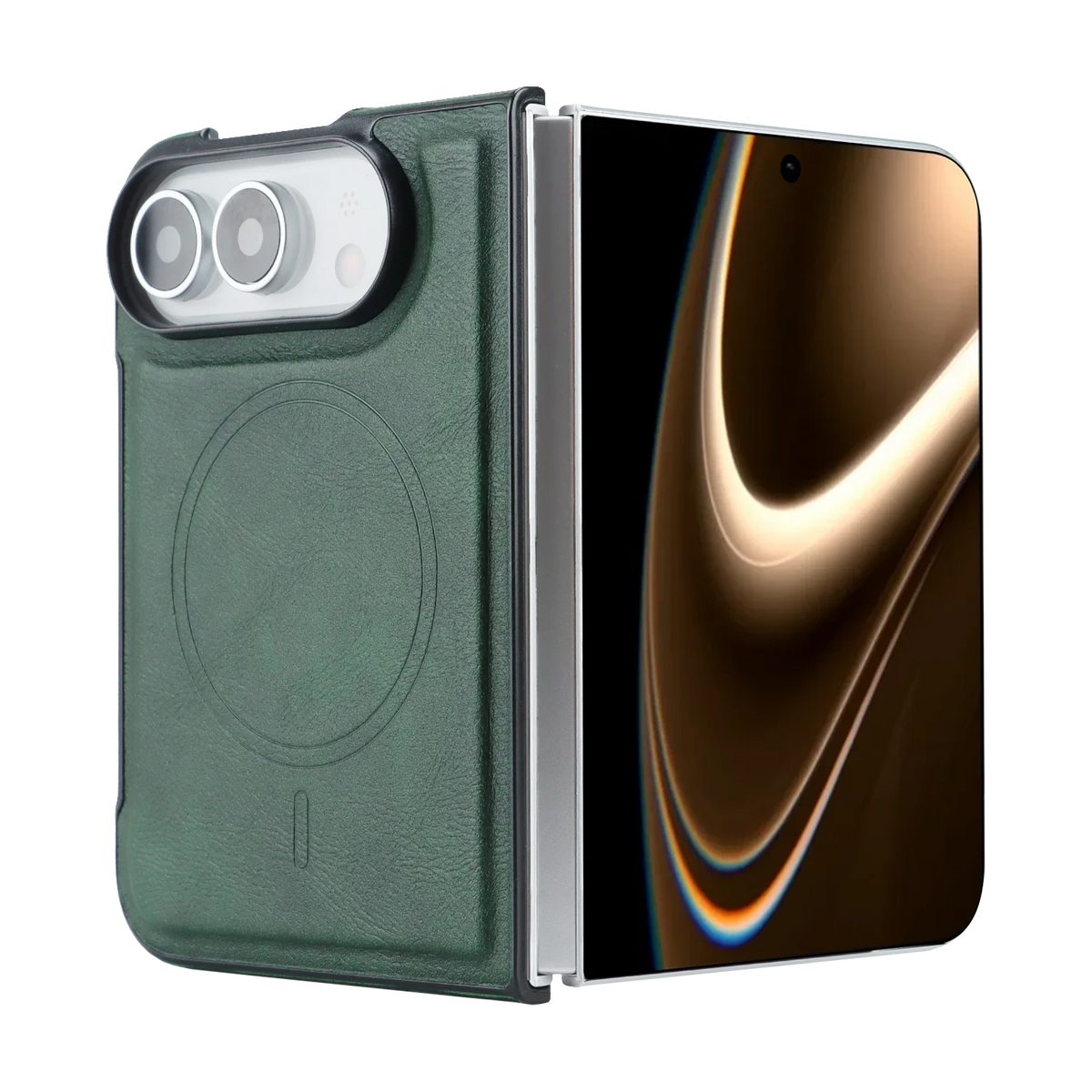 Étui iPhone Duo magnétique en simili cuir – CLEVI Paris