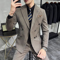 Costume 3 pièces rayé homme slim – CLEVI Paris