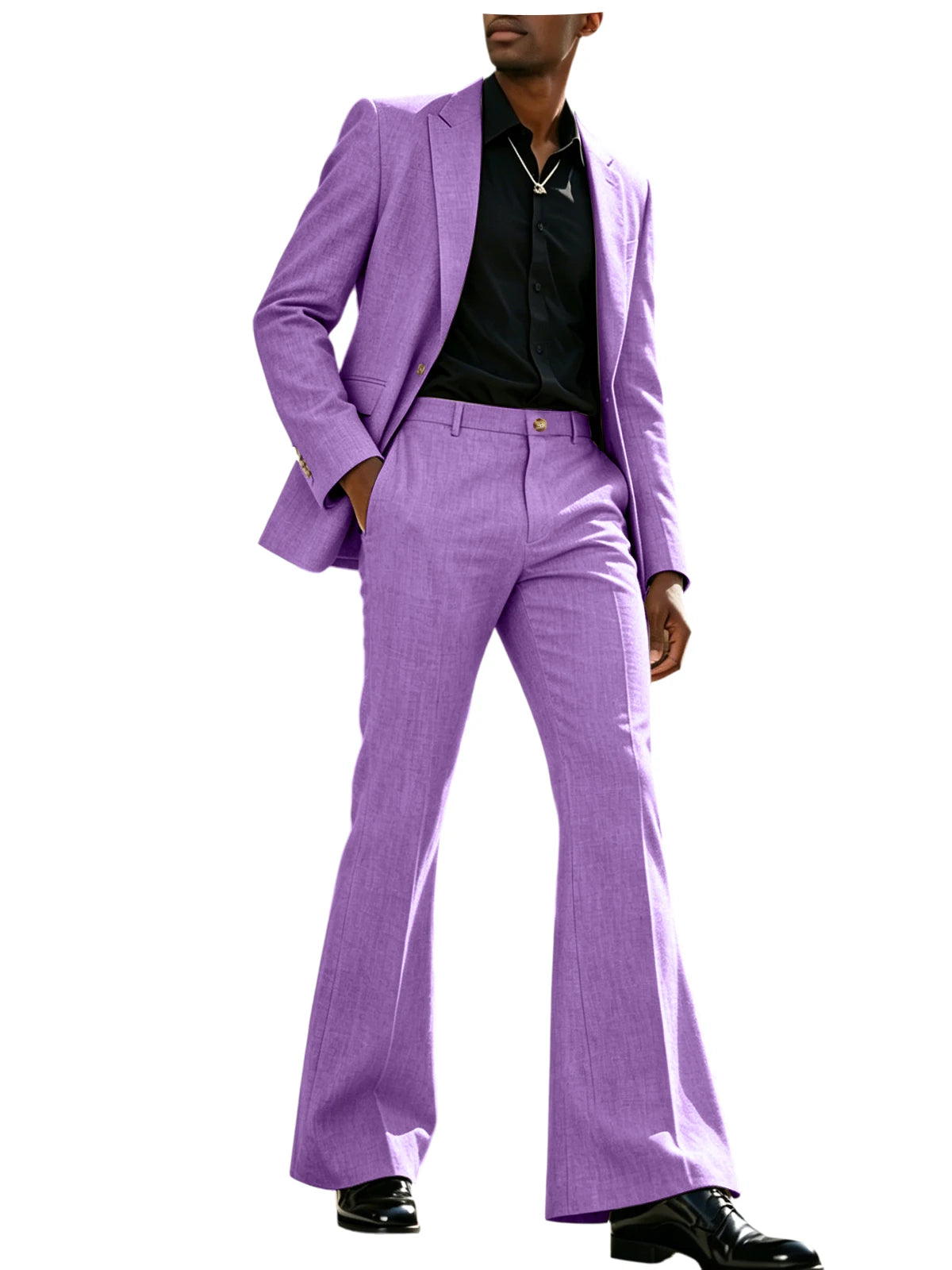 Costume Homme Lin Évasé 2 Pièces – CLEVI Paris