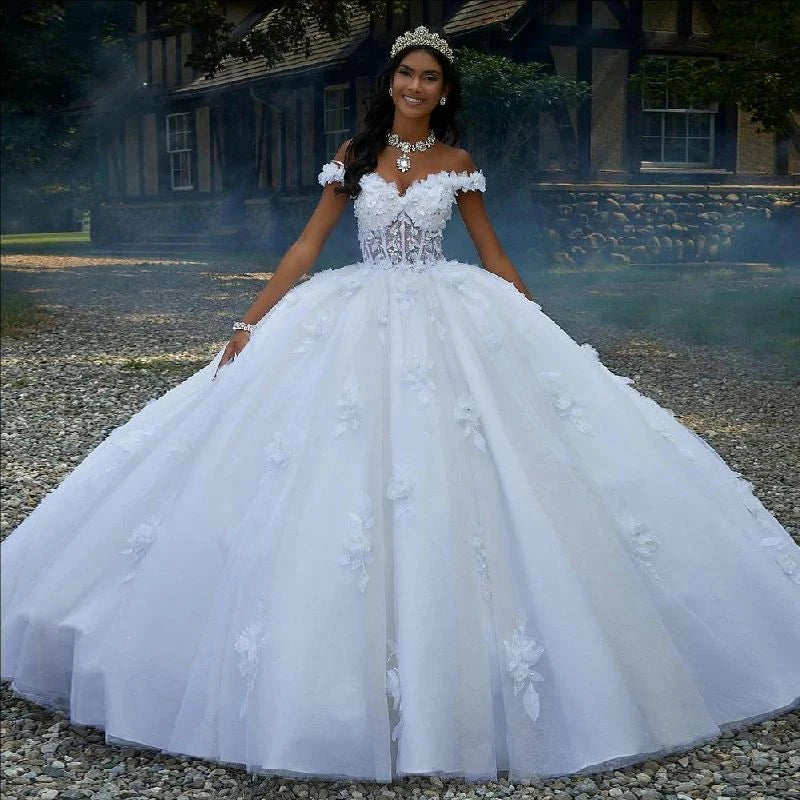 Robe de bal princesse en mousseline – CLEVI Paris